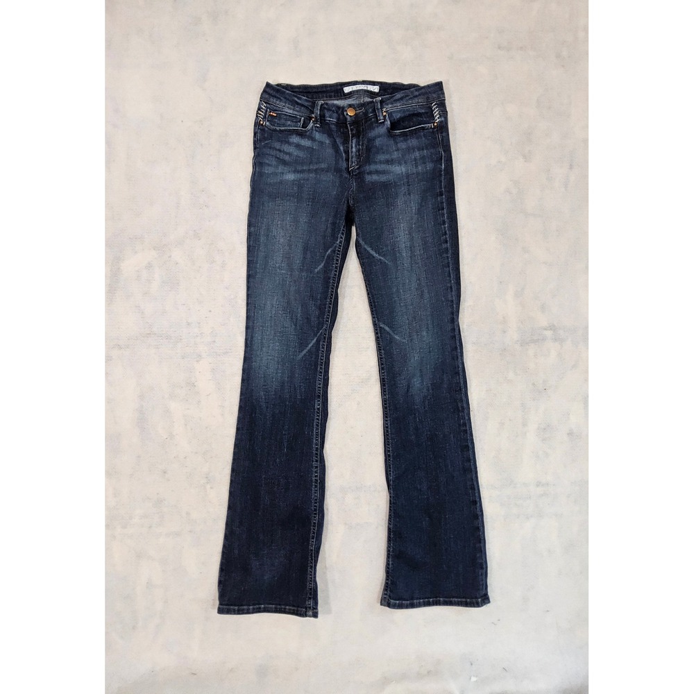 Joes Jeans Muse Womens 28 Bootcut Blue Dark Wash Mid Rise Stretch Whisker The